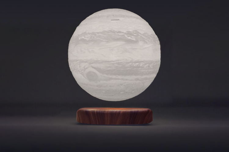 Levitating Earth Jupiter Lamp Magnetic Floating LED Night Light