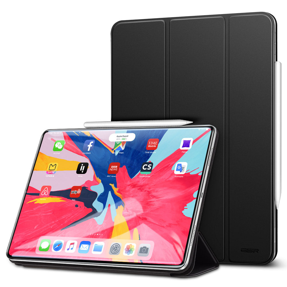 Magnetic Smart Case For IPad Pro 11 Cover Trifold Stand Magnet Case Magnetic Attachment Rubberized Cover For IPad Pro11