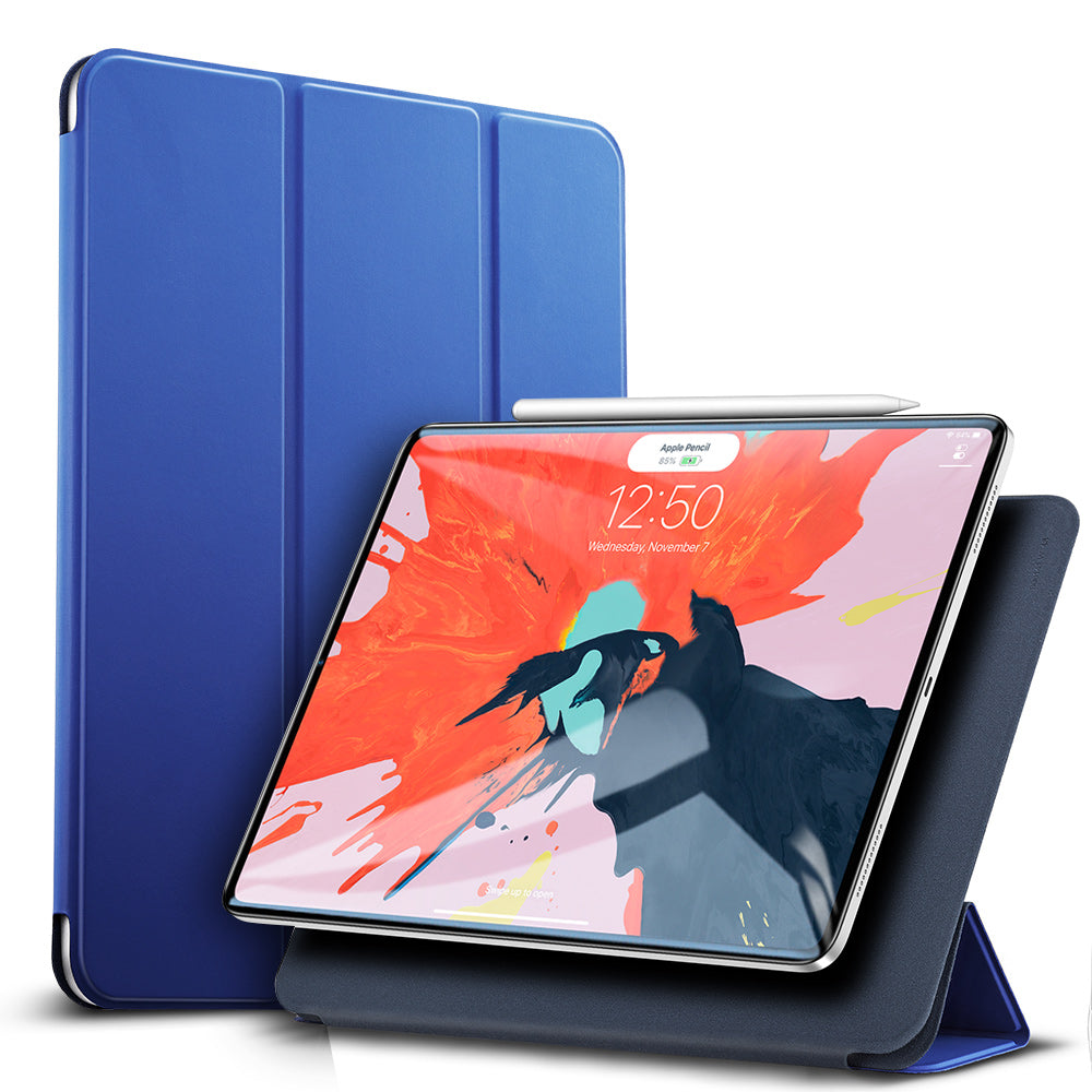 Magnetic Smart Case For IPad Pro 11 Cover Trifold Stand Magnet Case Magnetic Attachment Rubberized Cover For IPad Pro11